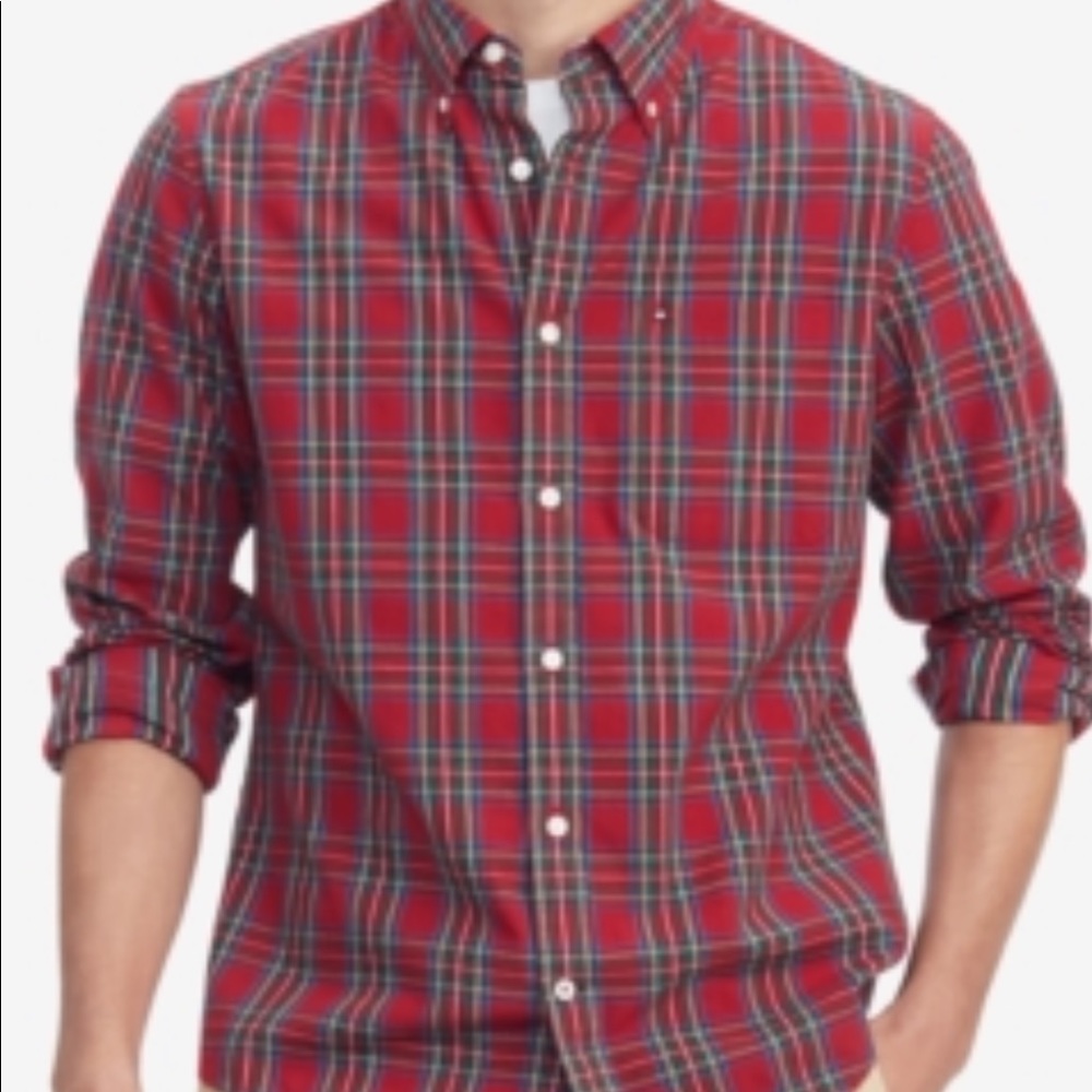 Men'sDylanClassicFitFlexStretchTartan Shirt